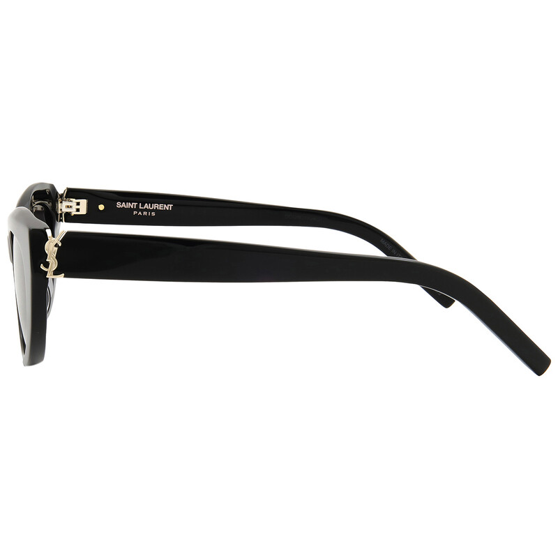 Saint Laurent Grey Gradient Cat Eye Ladies Sunglasses SL M115 002