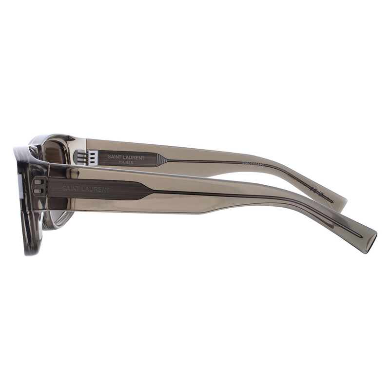 Saint Laurent Grey Rectangular Men's Sunglasses SL 689 004 59