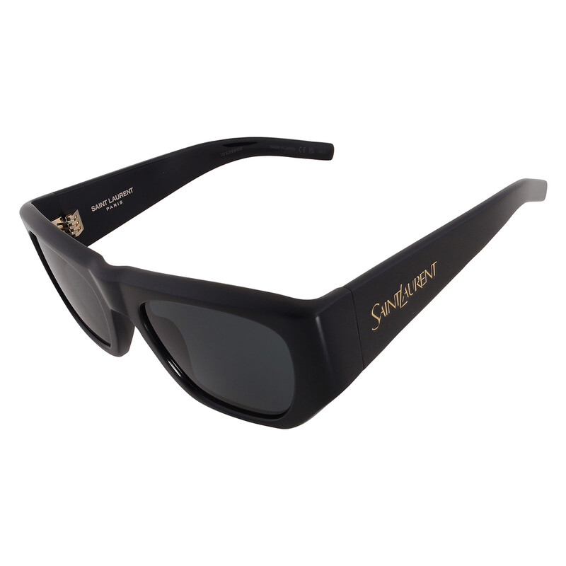 Saint Laurent Grey Square Ladies Sunglasses SL 740 005 52