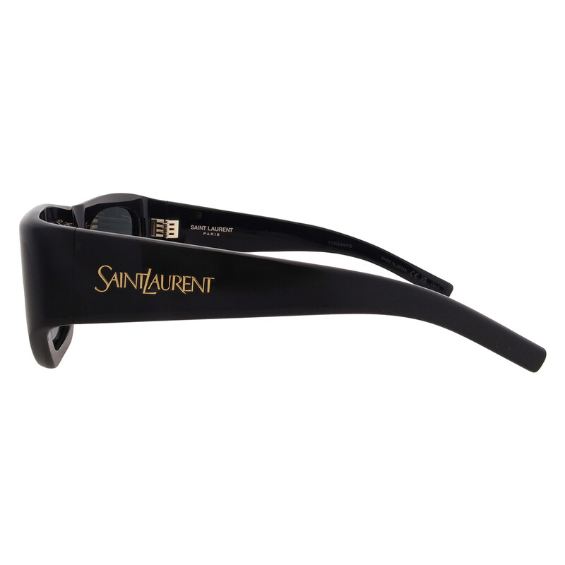 Saint Laurent Grey Square Ladies Sunglasses SL 740 005 52