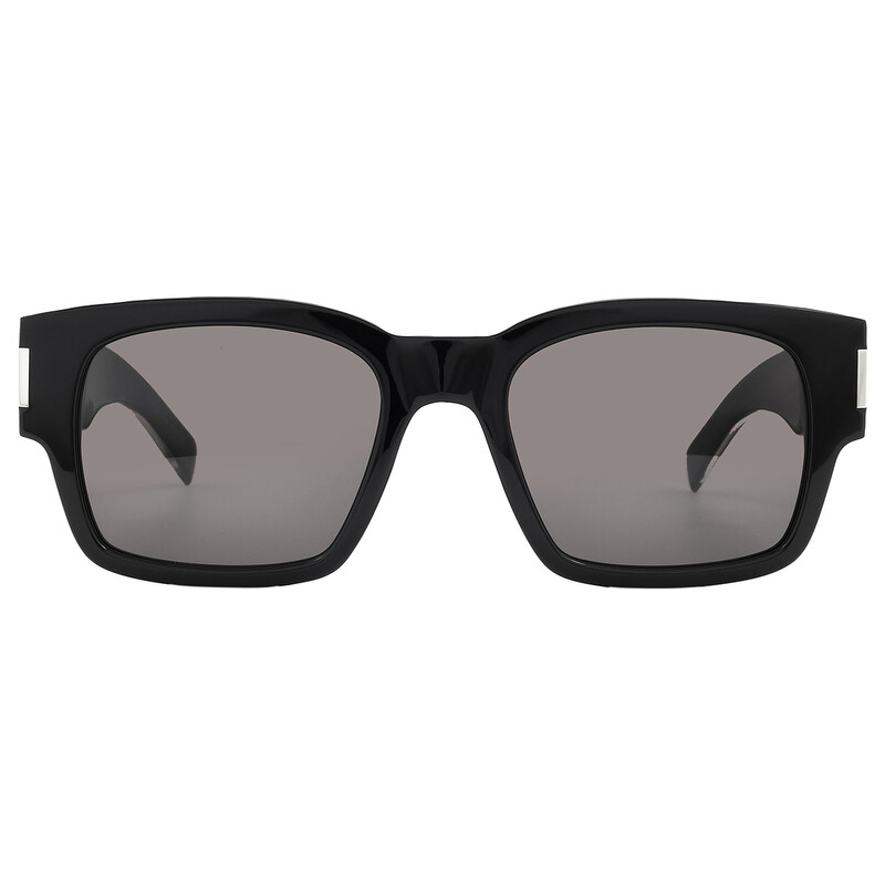 Saint Laurent Grey Square Men's Sunglasses SL 617 001 53