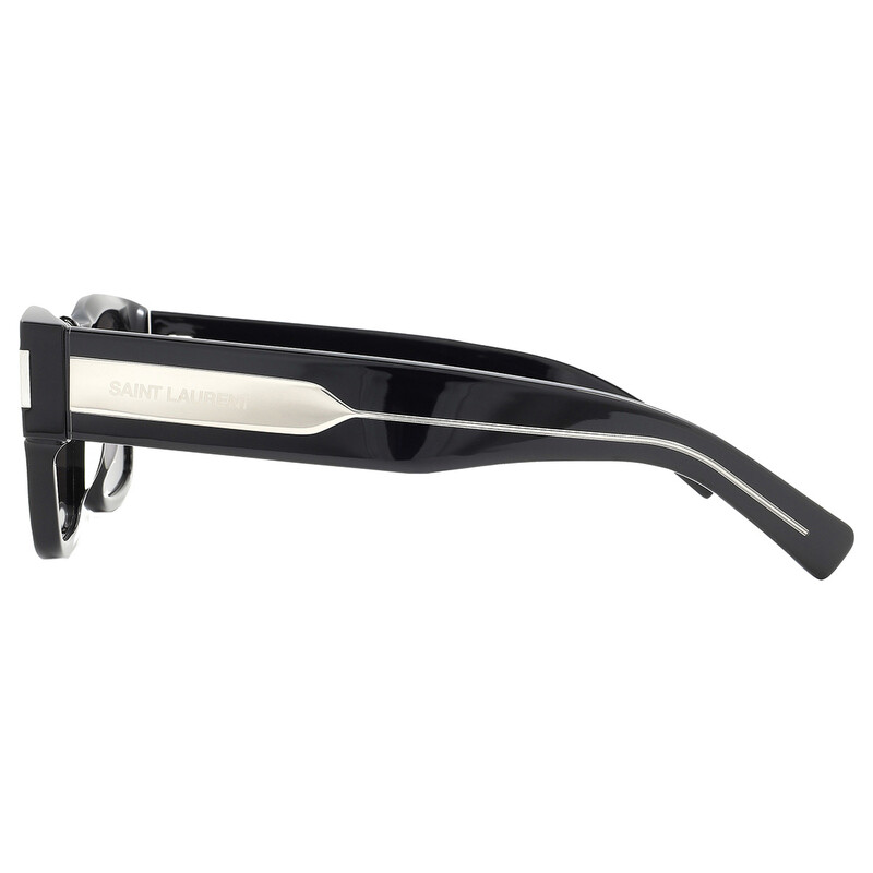 Saint Laurent Grey Square Men's Sunglasses SL 617 001 53