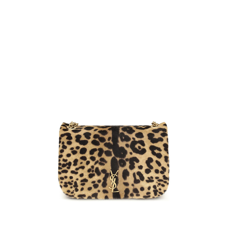 Saint Laurent Jamie Mini Leopard Print Shoulder Bag