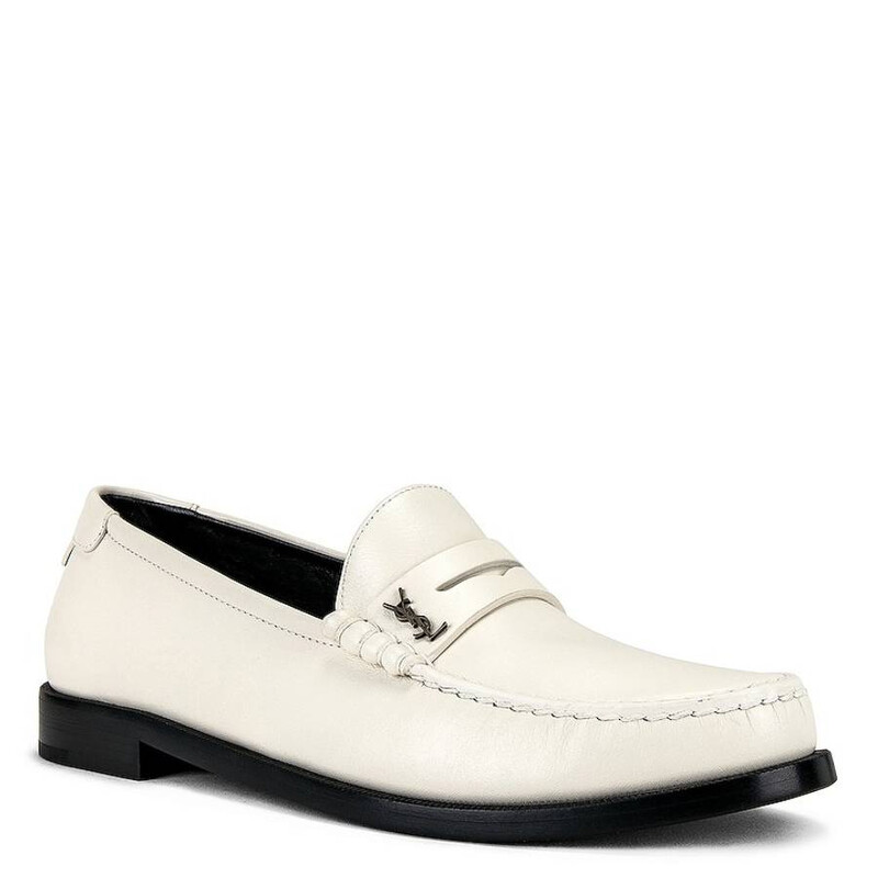 Saint Laurent Le Loafer Penny Slippers, Brand Size 45 ( US Size 12