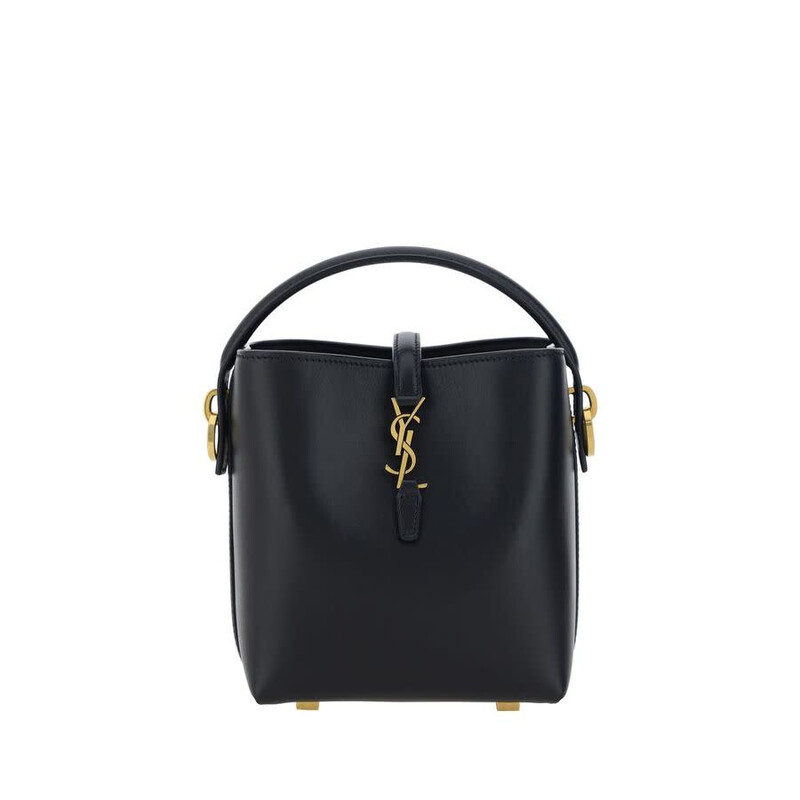 Saint Laurent Le Shoulder Bag — Black SA7658702R20W1000BB