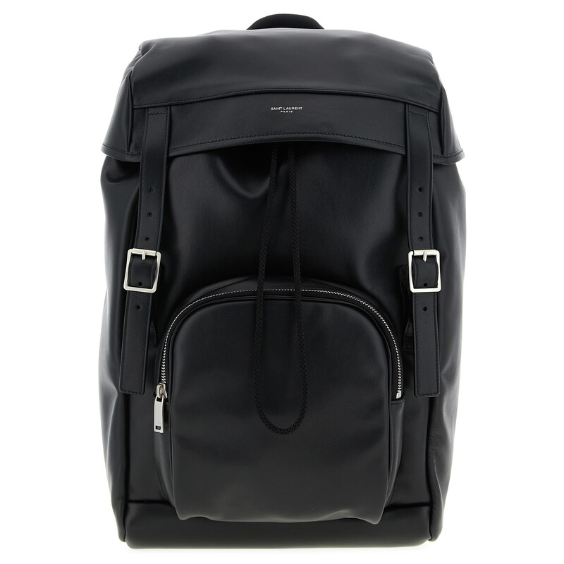 Saint Laurent Leather Backpack 683857AAFMD1000 - Handbags, YSL