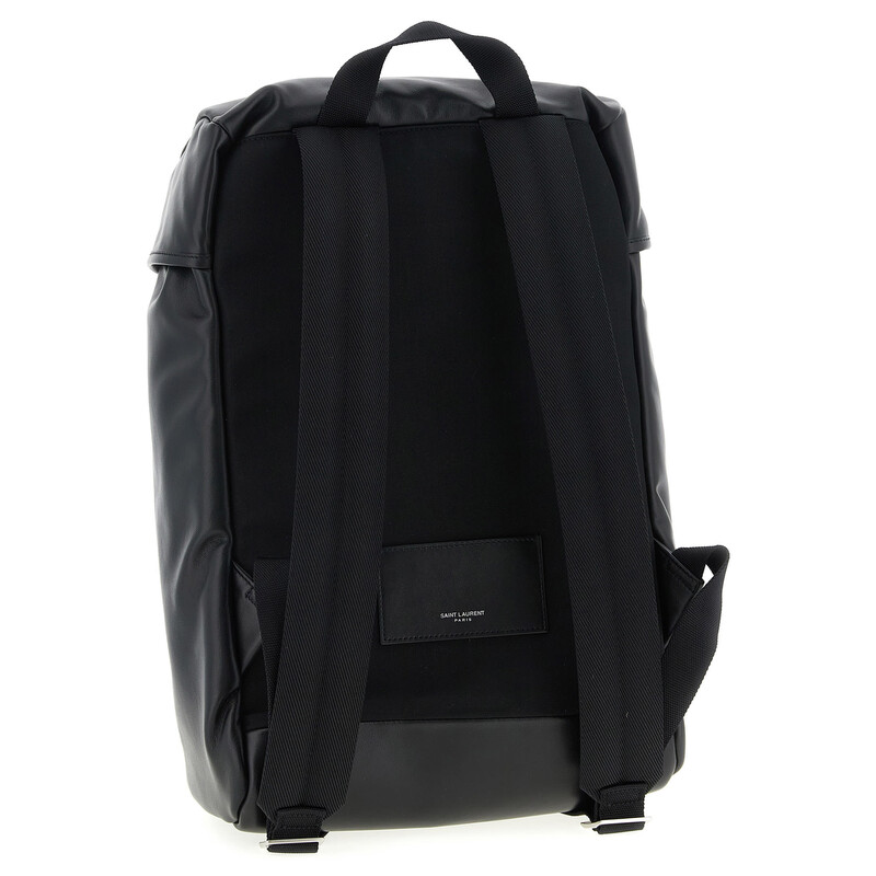 Saint Laurent Leather Backpack 683857AAFMD1000 - Handbags, YSL
