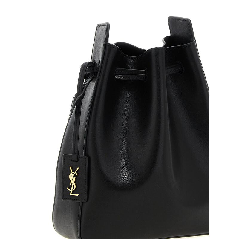Saint Laurent Leather Bucket Bag 817386AADUK1000 - Handbags - Jomashop