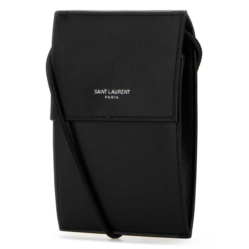 Saint Laurent Logo Print Mini Crossbody Bag 802728 0U90E 1000