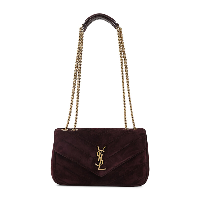 Saint Laurent Lou Lou Suede Shoulder Bag 801437.AAEY6 6766