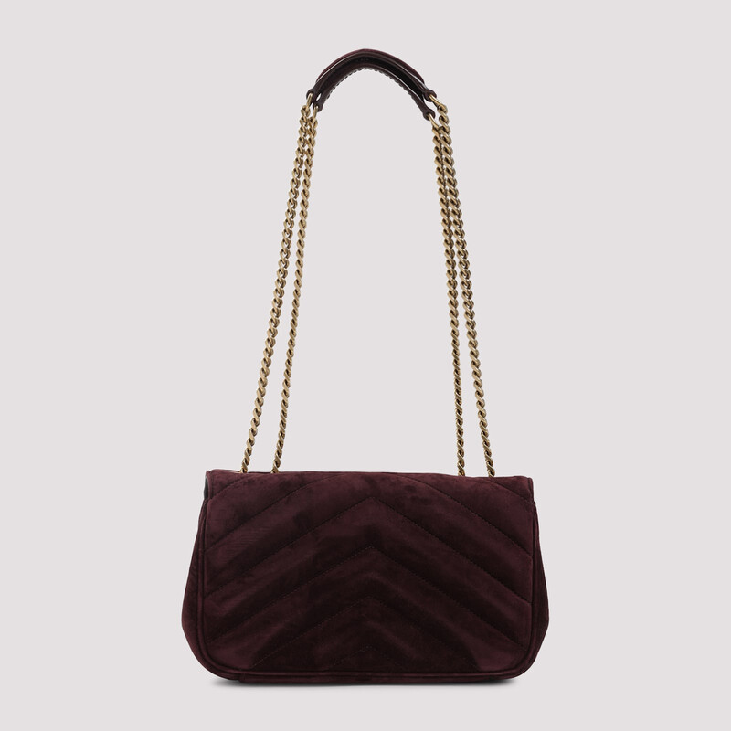 Saint Laurent Lou Lou Suede Shoulder Bag 801437.AAEY6 6766