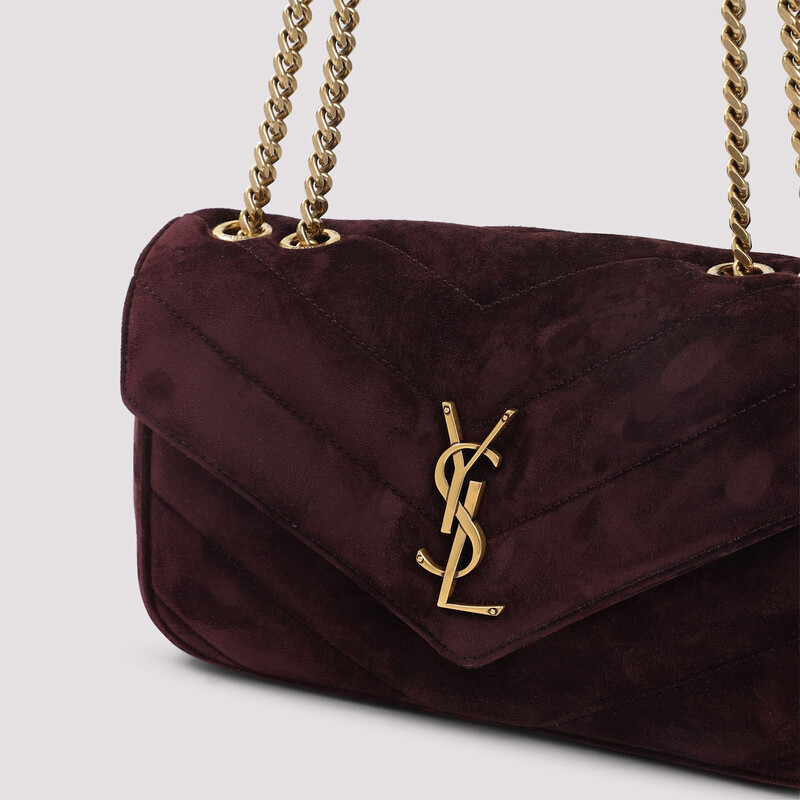 Saint Laurent Lou Lou Suede Shoulder Bag 801437.AAEY6 6766