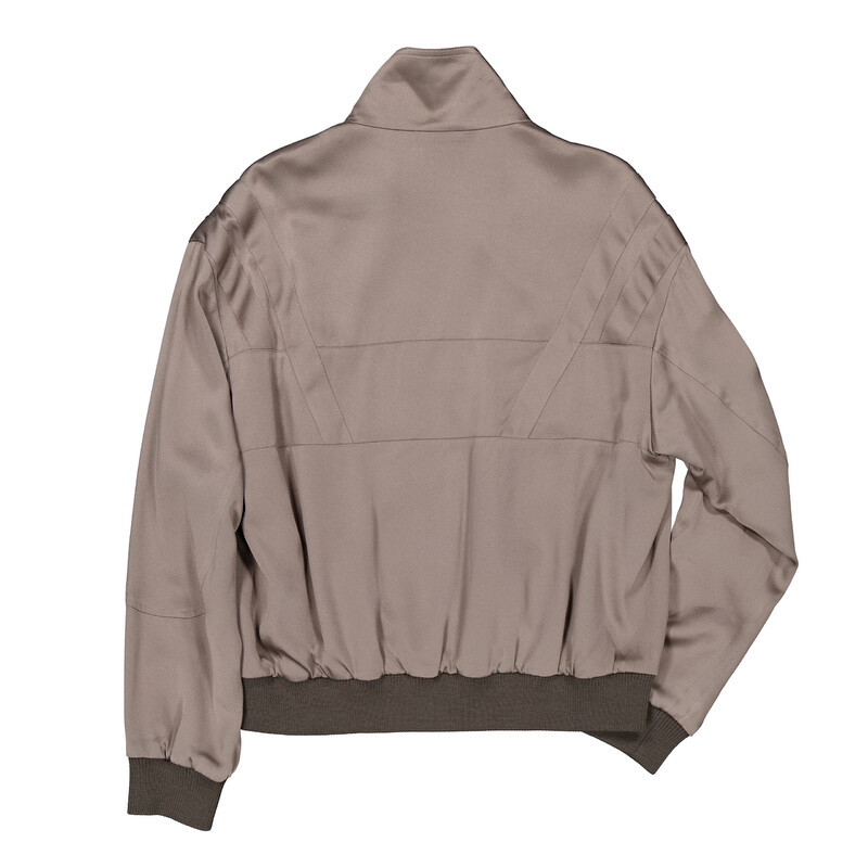 Saint Laurent Men's Teddy Jacket In Satin, Brand Size 48 ( US Size