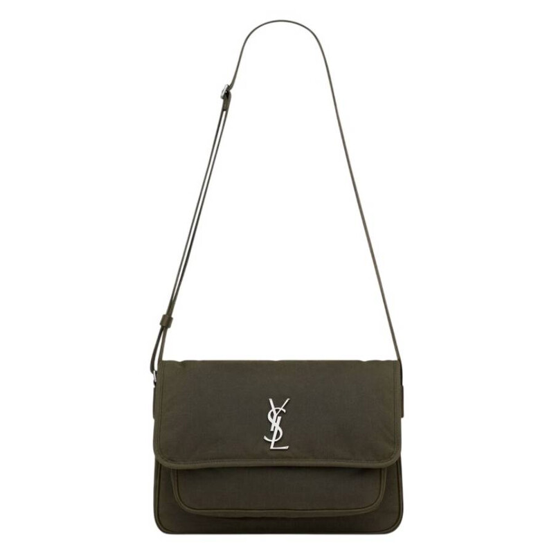 Saint Laurent Niki Canvas Messenger Bag 757146 FADT1 3976