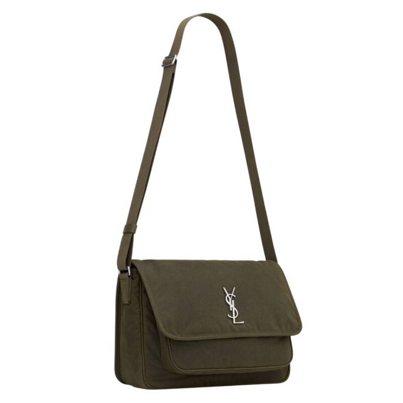 Saint Laurent Niki Canvas Messenger Bag 757146 FADT1 3976