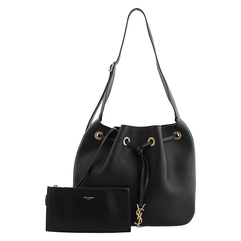 Saint Laurent Paris Vii Medium Hobo Bag In Leather 697918AAAMD1000