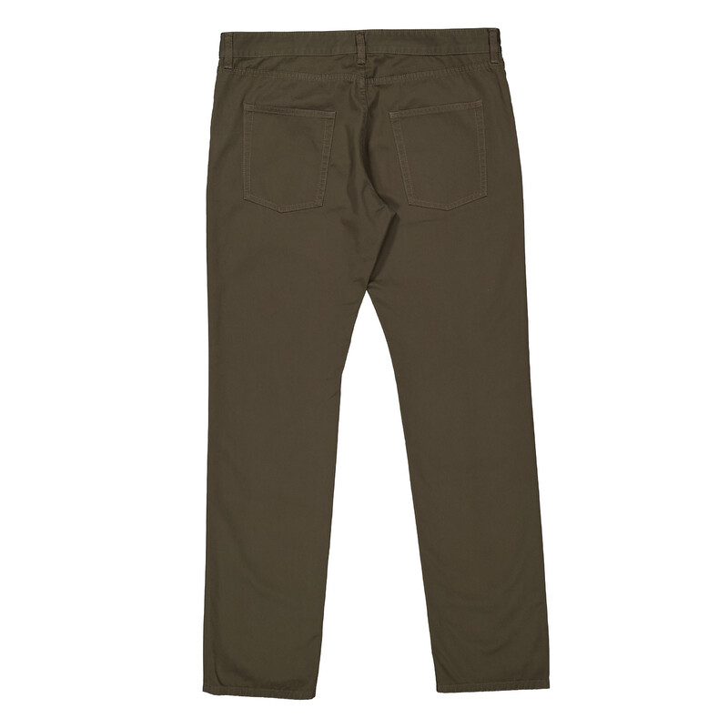 Saint Laurent Relaxed Slim Cotton Pants, Waist Size 33