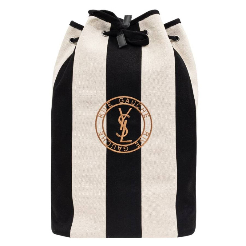 Saint Laurent Rive Gauche Canvas Backpack 734682 FACYL 9223