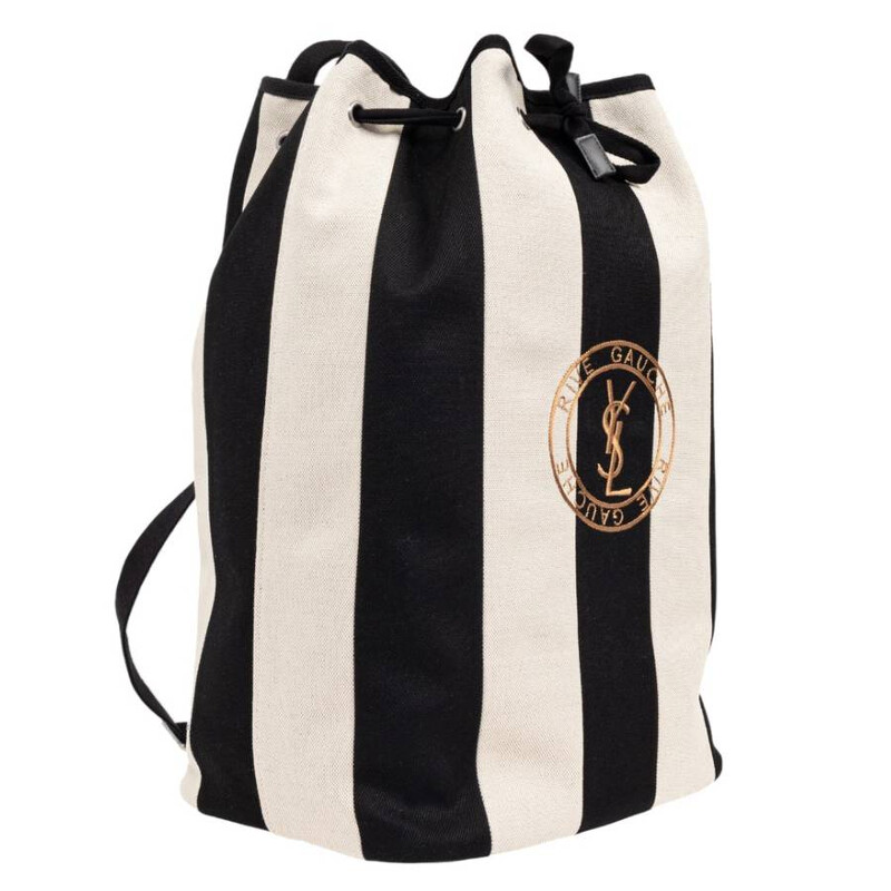 Saint Laurent Rive Gauche Canvas Backpack 734682 FACYL 9223