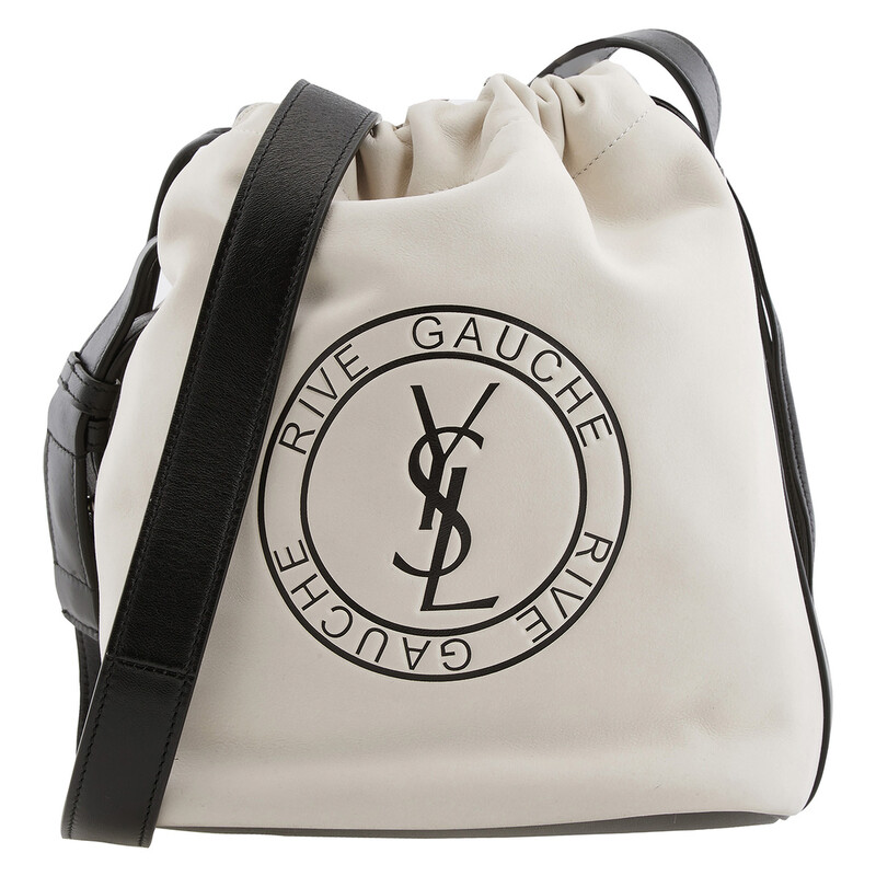 Saint Laurent Rive Gauche Leather Bucket Bag 710261 AACBZ 9272 