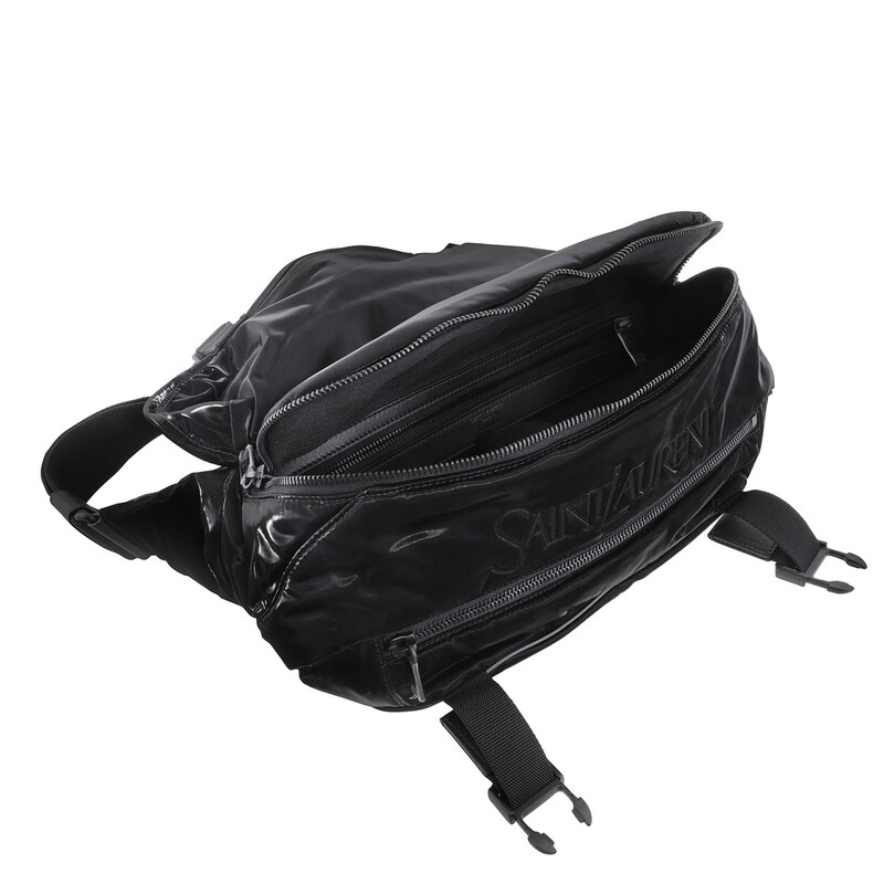 Saint Laurent Silktech Canvas Crossbody Bag 758258 FACZA 1000