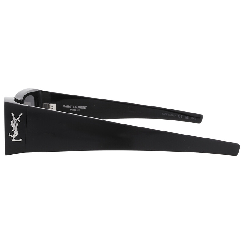 Saint Laurent Silver Mirror Rectangular Ladies Sunglasses SL M140