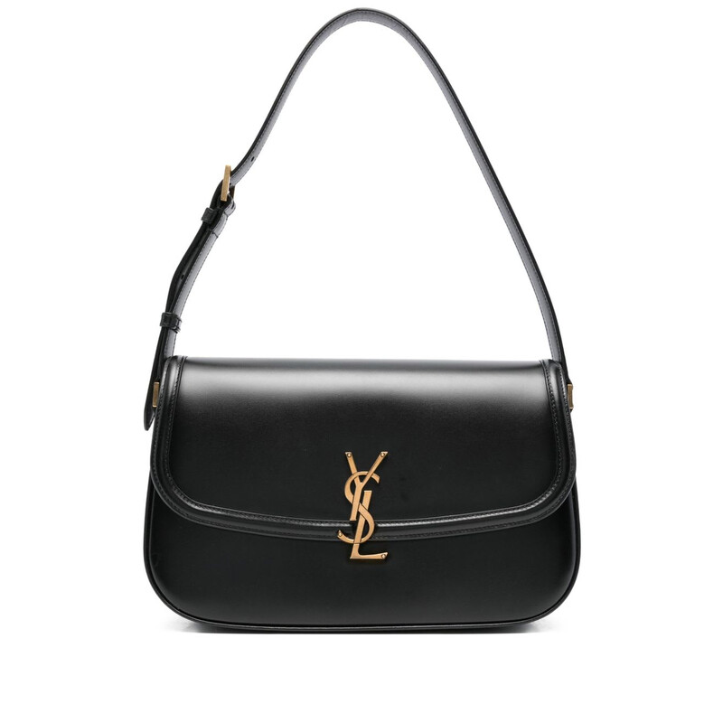Saint Laurent Solferino Medium Leather Box Bag 8323320SX0W 1000
