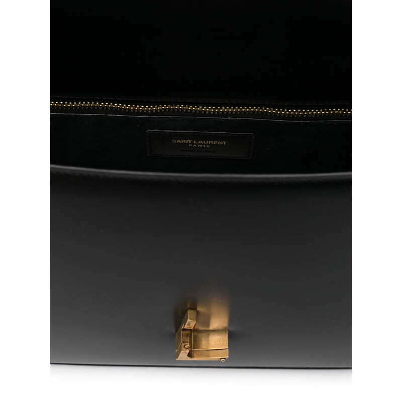 Saint Laurent Solferino Medium Leather Box Bag 8323320SX0W 1000