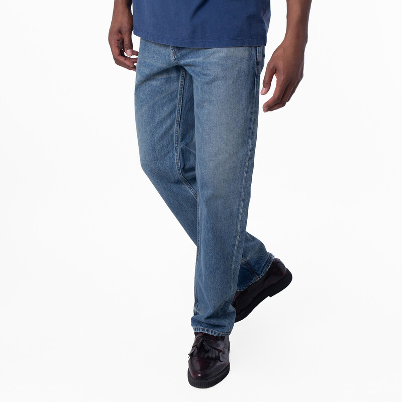 Saint Laurent Straight-Leg Relax Denim Jeans, Waist Size 33