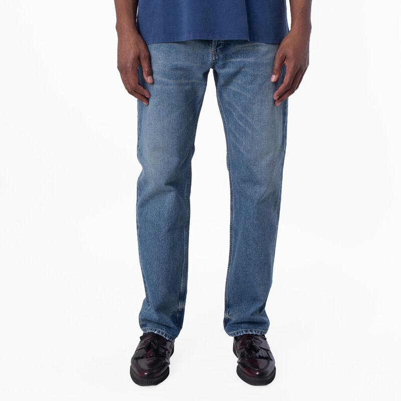 Saint Laurent Straight-Leg Relax Denim Jeans, Waist Size 33