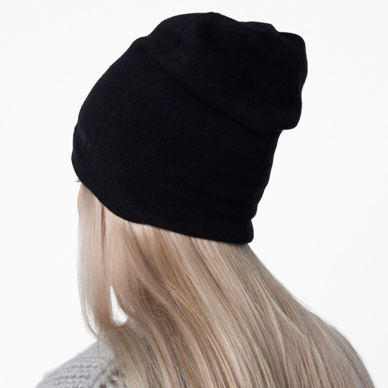 Saint Laurent Womens Cashmere Logo Beanie, Size Small 802666 3Y205