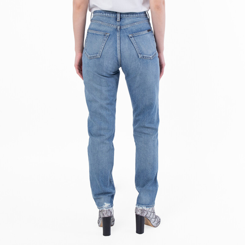 Saint Laurent Womens Slim Fit Denim Jeans, Waist Size 26
