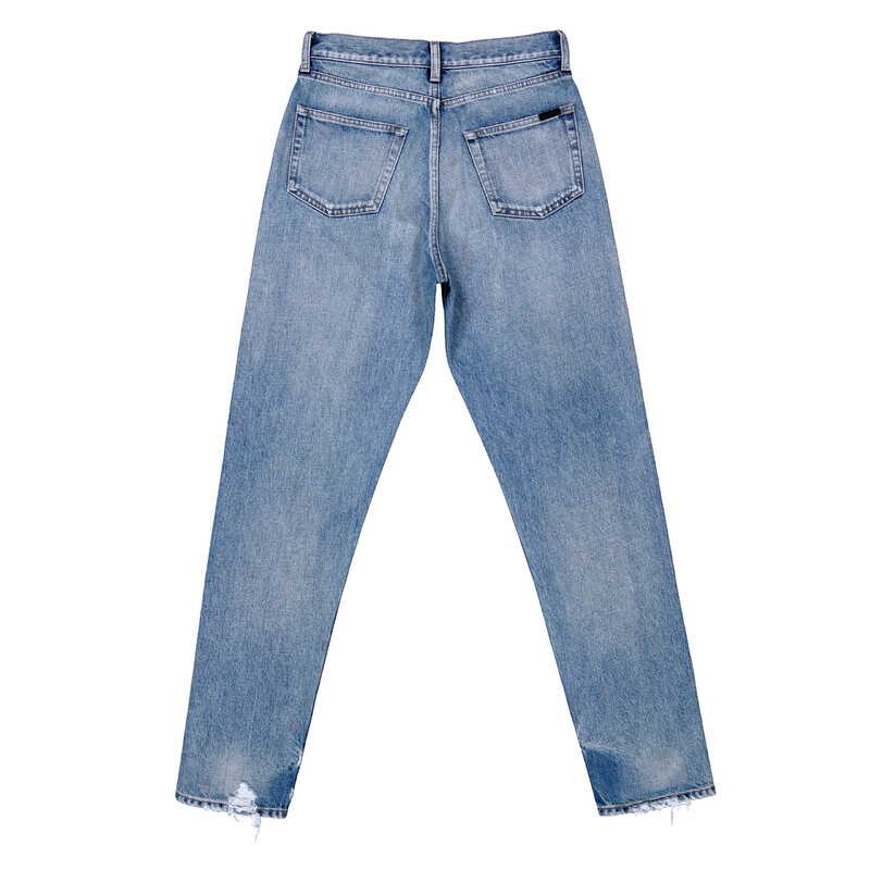 Saint Laurent Womens Slim Fit Denim Jeans, Waist Size 26