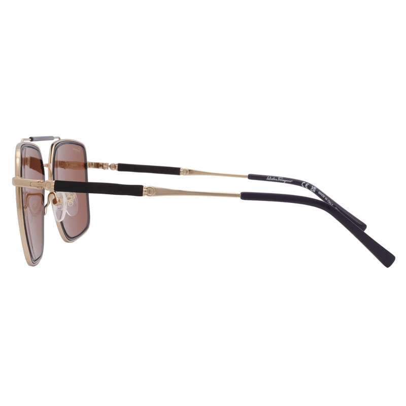 Ferragamo Salvatore Ferragamo Amber Navigator Men's Sunglasses