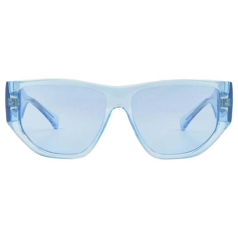 Ferragamo Salvatore Ferragamo Azure Geometric Unisex Sunglasses
