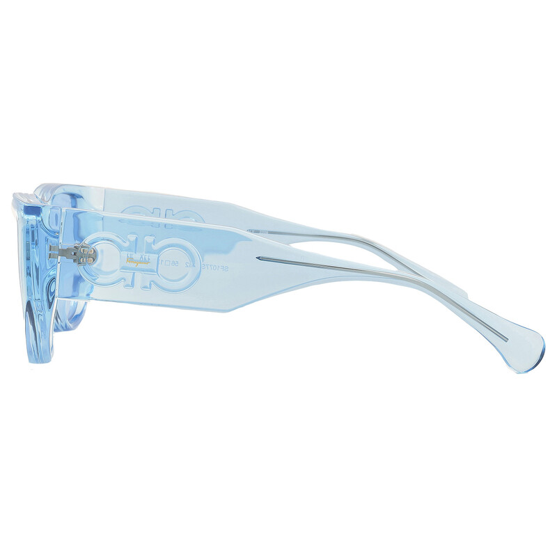 Ferragamo Salvatore Ferragamo Azure Geometric Unisex Sunglasses