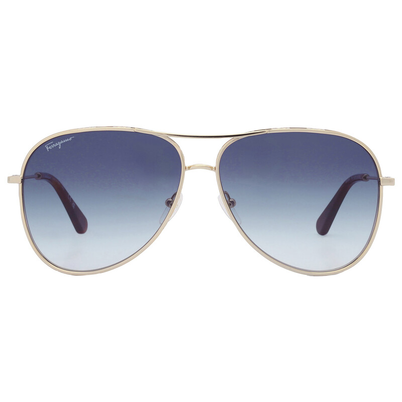 Ferragamo Salvatore Ferragamo Blue Gradient Pilot Ladies
