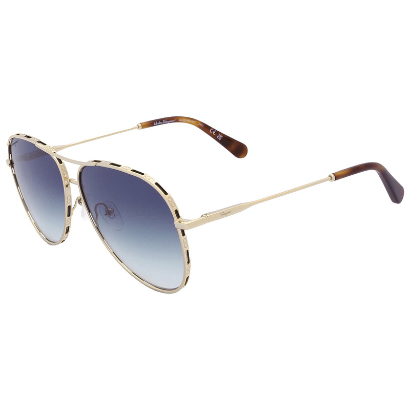 Ferragamo Salvatore Ferragamo Blue Gradient Pilot Ladies