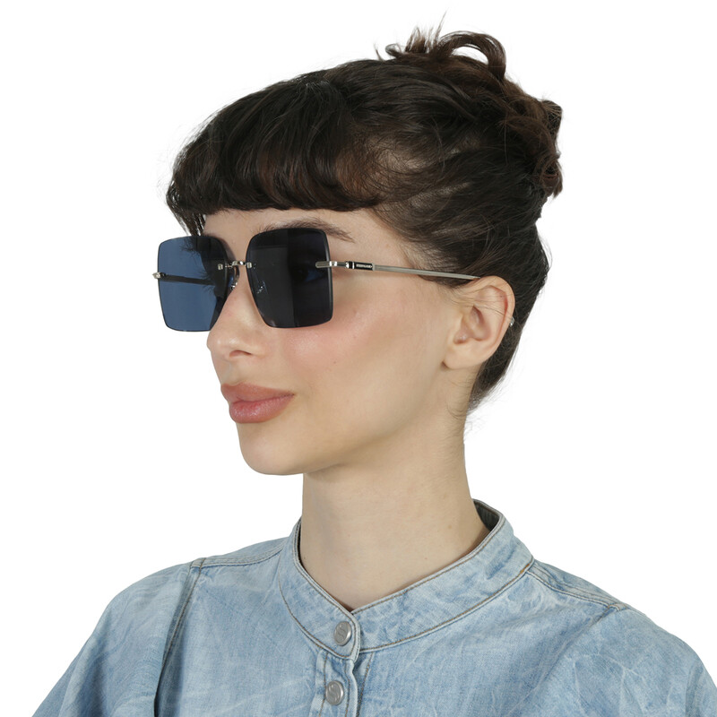Ferragamo Salvatore Ferragamo Blue Square Ladies Sunglasses SF311S