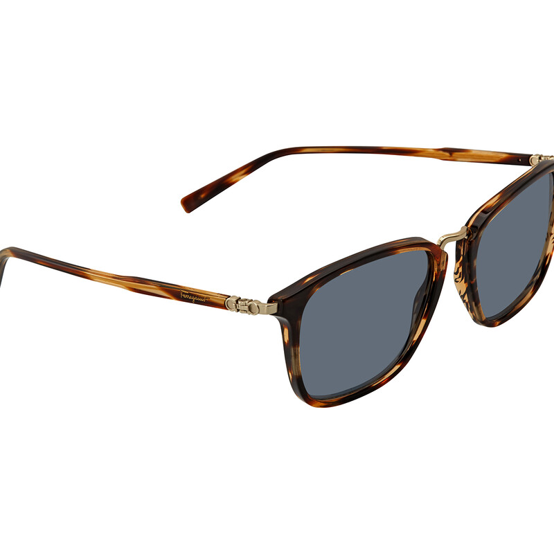 Ferragamo Blue Square Men's Sunglasses SF910S 216 54 886895365154