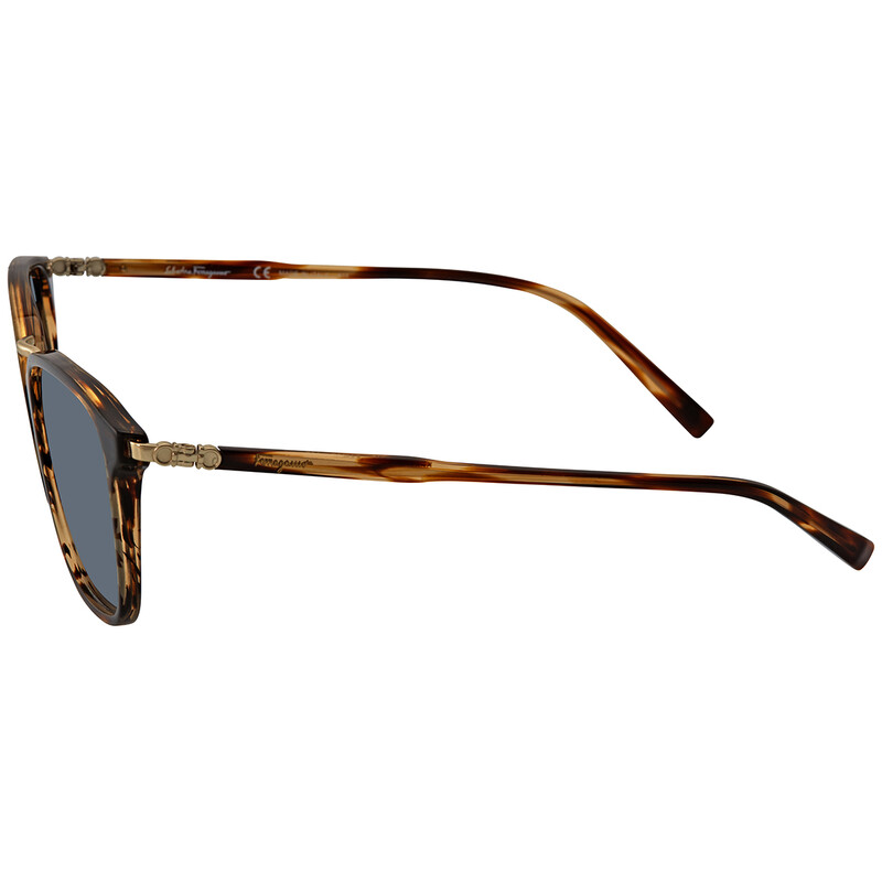 Ferragamo Blue Square Men's Sunglasses SF910S 216 54 886895365154