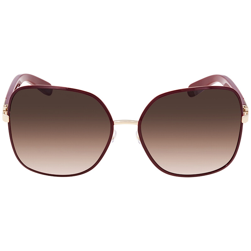 Ferragamo Salvatore Ferragamo Bordeaux Gradient Square Ladies