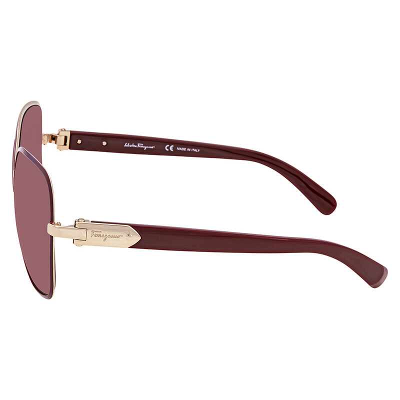 Ferragamo Salvatore Ferragamo Bordeaux Gradient Square Ladies