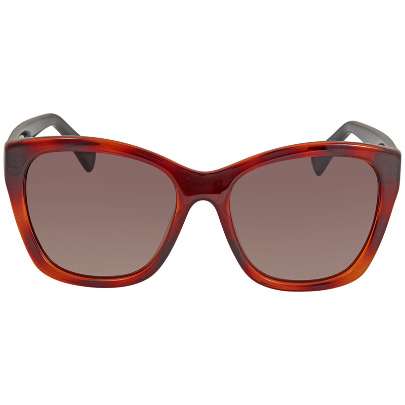 Ferragamo Salvatore Ferragamo Brown Cat Eye Ladies Sunglasses