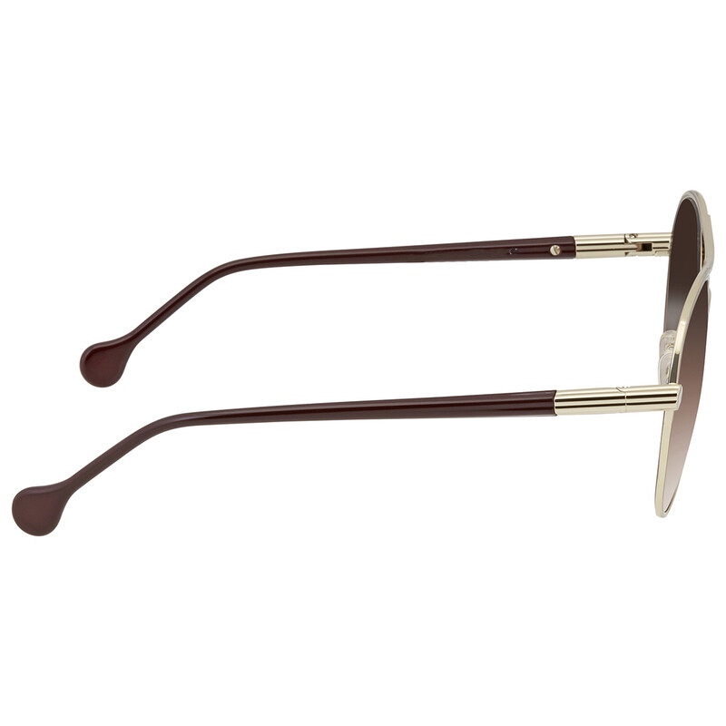Ferragamo Salvatore Ferragamo Brown Gradient Pilot Sunglasses