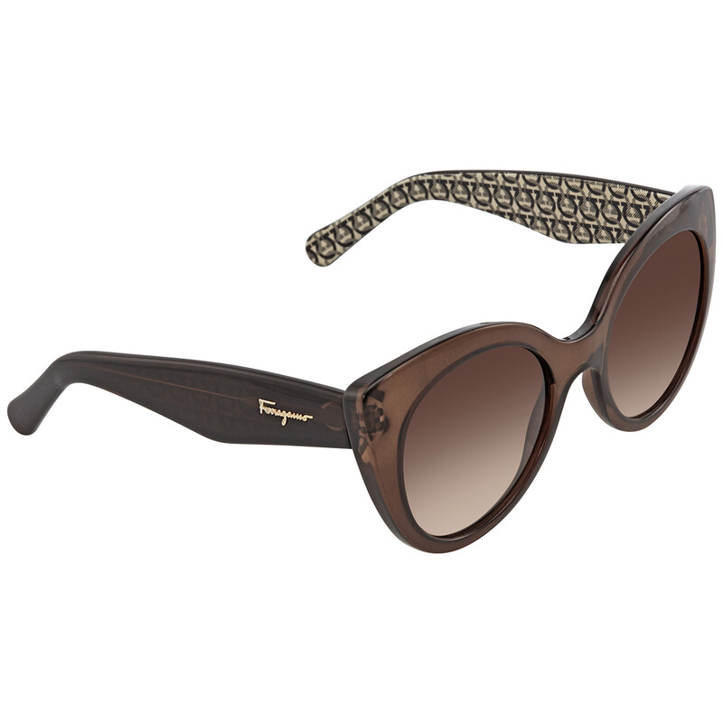 Ferragamo Salvatore Ferragamo Brown Gradient Butterfly Ladies