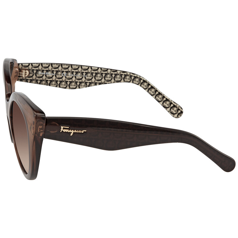Ferragamo Salvatore Ferragamo Brown Gradient Butterfly Ladies