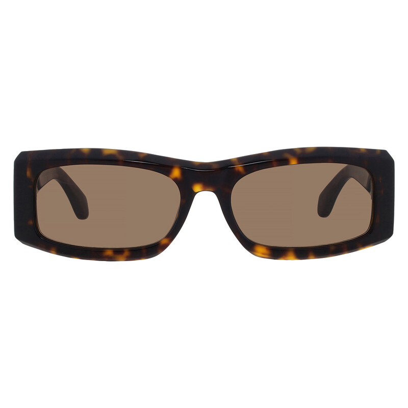 Ferragamo Salvatore Ferragamo Brown Rectangular Men's Sunglasses