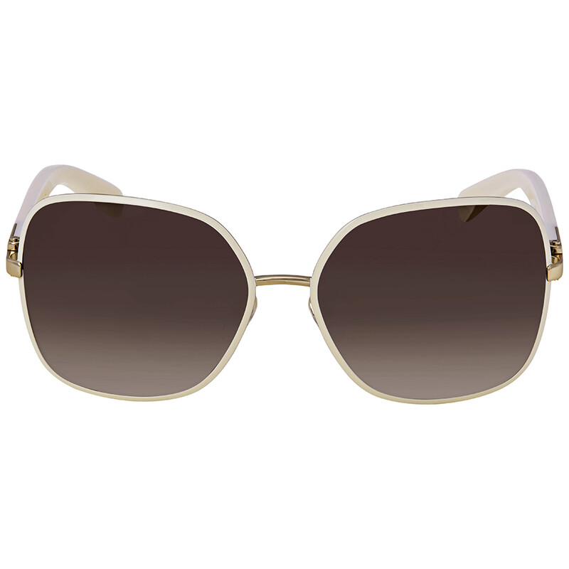 Ferragamo Salvatore Ferragamo Brown Square Ladies Sunglasses  display picture 2