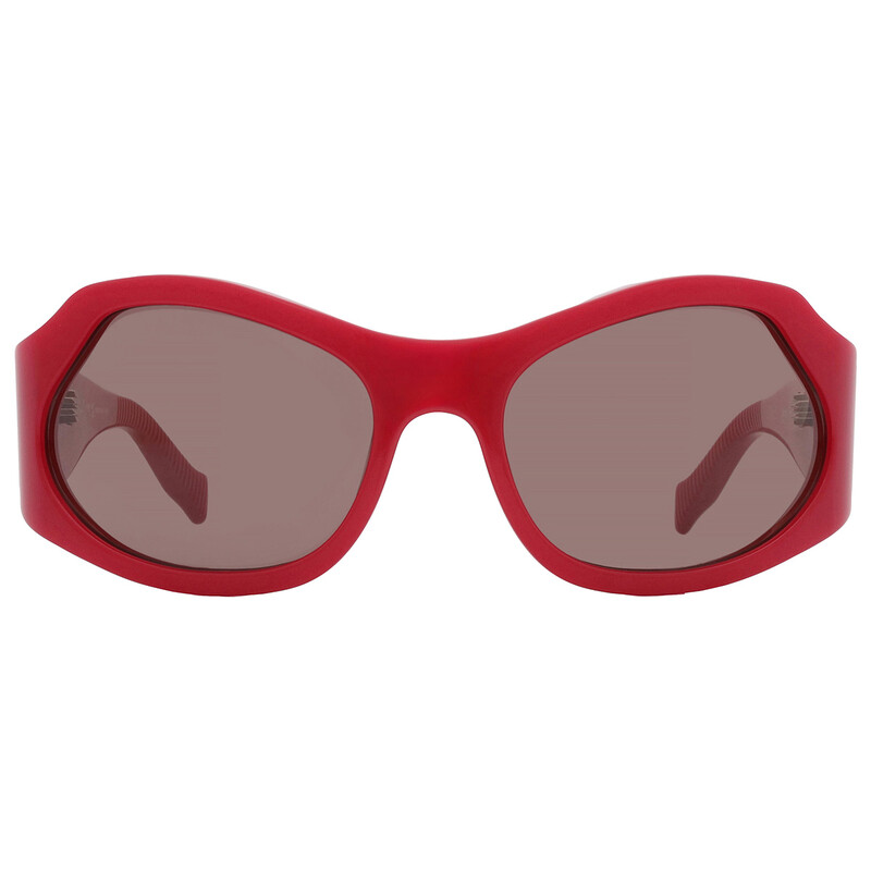 Ferragamo Salvatore Ferragamo Burgundy Wrap Ladies Sunglasses